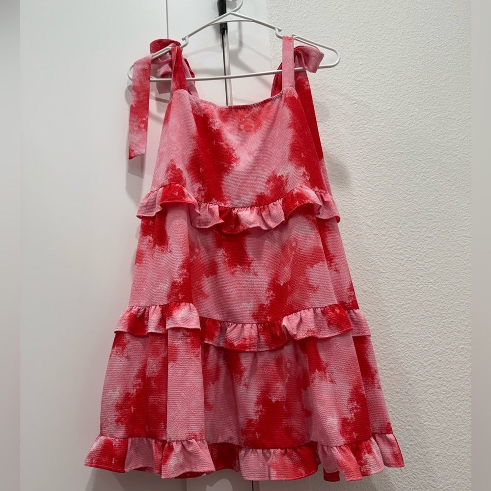 Buddy Love Red and Pink Mini Dress